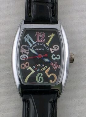 Franck Muller Color Dreams Geneve 8000 SC J Leather Band Runs See Description